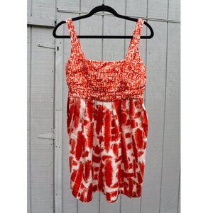 BB Dakota Red Silk Dress 8 Vintage Y2K Mini